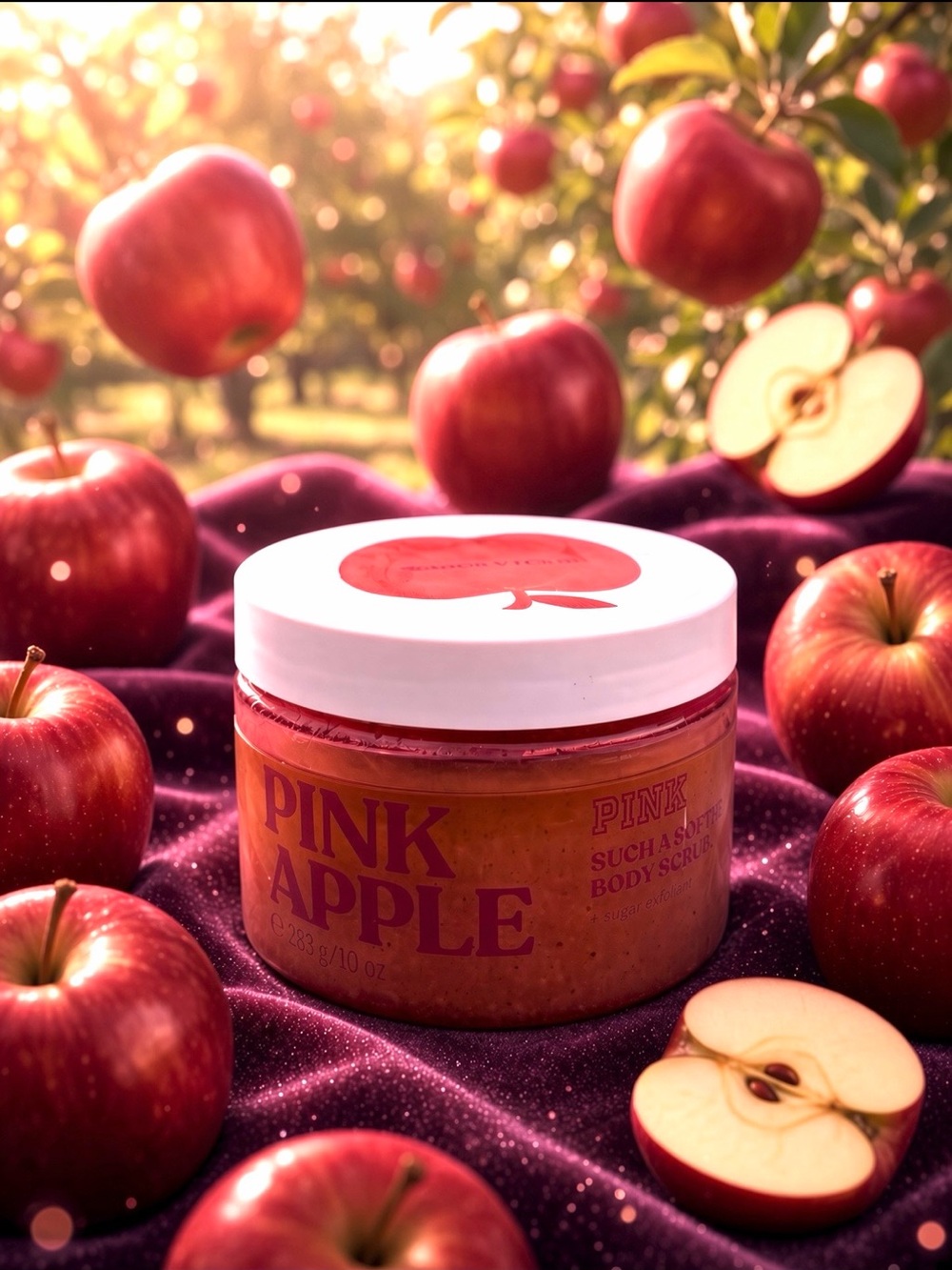 PINK Victoria’s Secret- PINK APPLE Such A Softie Body Scrub & Sugar Exfoliant